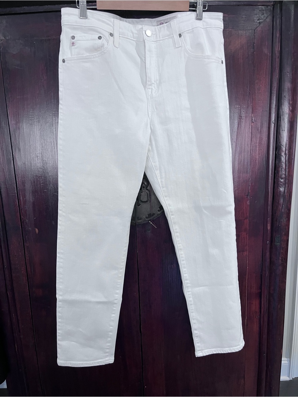 AG ExBoyfriend White Jeans-Size 31R